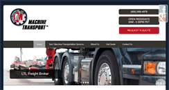 Desktop Screenshot of machinetransport.com